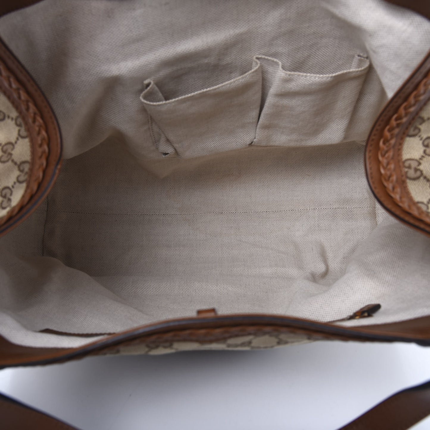 Monogram Medium Brick Lane Tote Brown