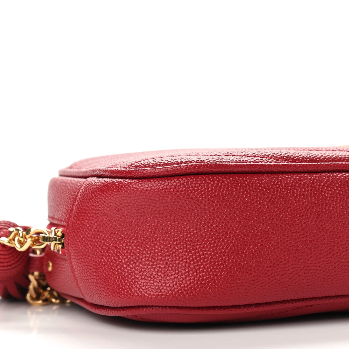 Grain De Poudre Matelasse Monogram Mini Lou Camera Bag Eros Red