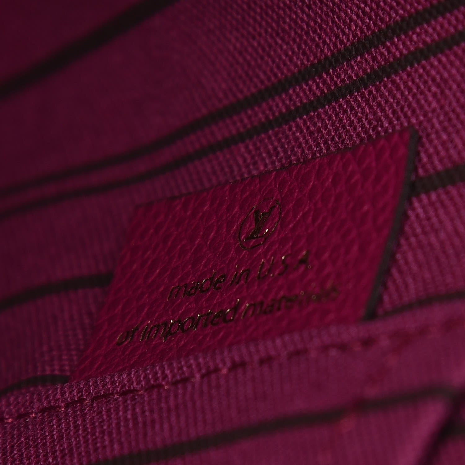 Louis Vuitton Empreinte Montaigne MM Grape 9 of 9