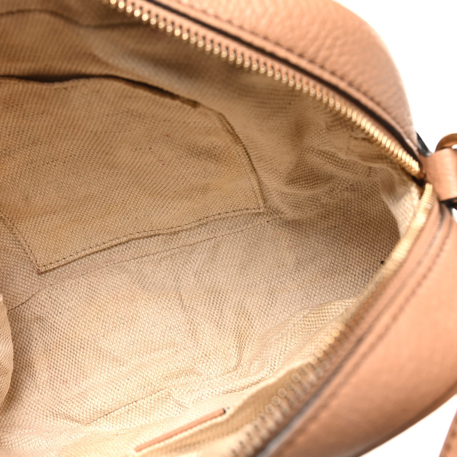Gucci Pebbled Calfskin Small Soho Disco Bag Camelia 5 of 10