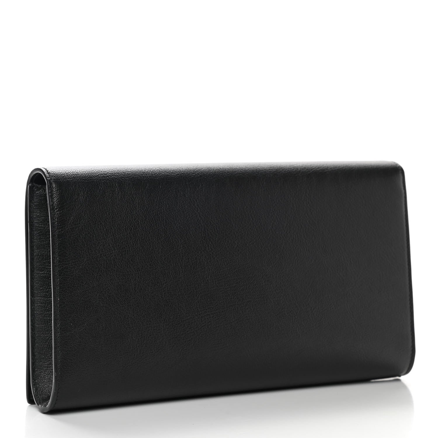 Saint Laurent Calfskin Monogram Large Belle De Jour Clutch Black 4 of 7
