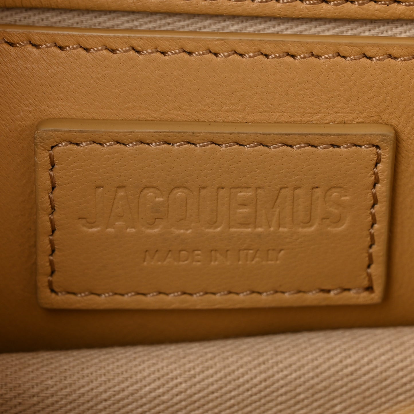 Padded Lambskin Le Petit Bambimou Camel