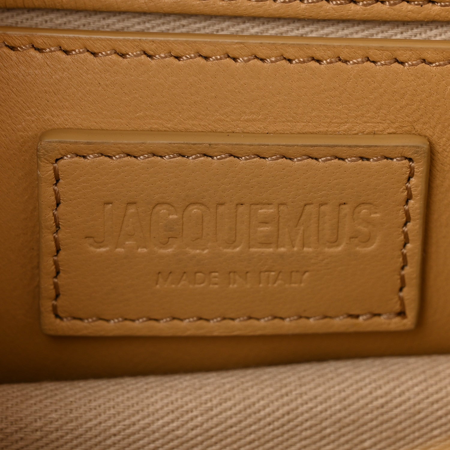 Jacquemus Padded Lambskin Le Petit Bambimou Camel 6 of 9