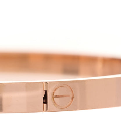 Cartier 18K Pink Gold Small LOVE Bracelet 16 6 of 10