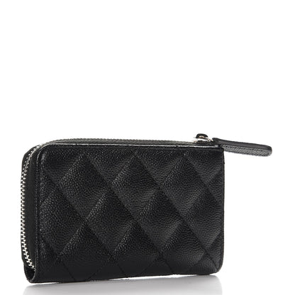 Chanel Caviar Quilted Key Holder Case Black 3 of 8