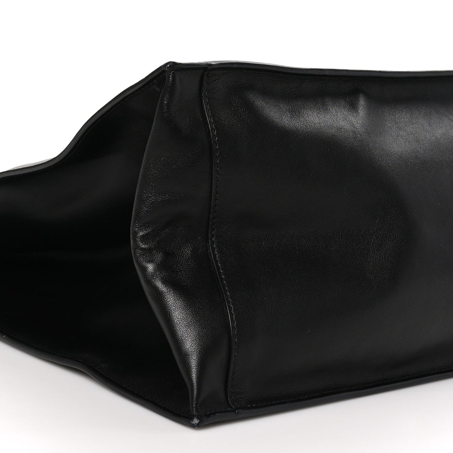Vitello Rive Gauche Large Tote Black