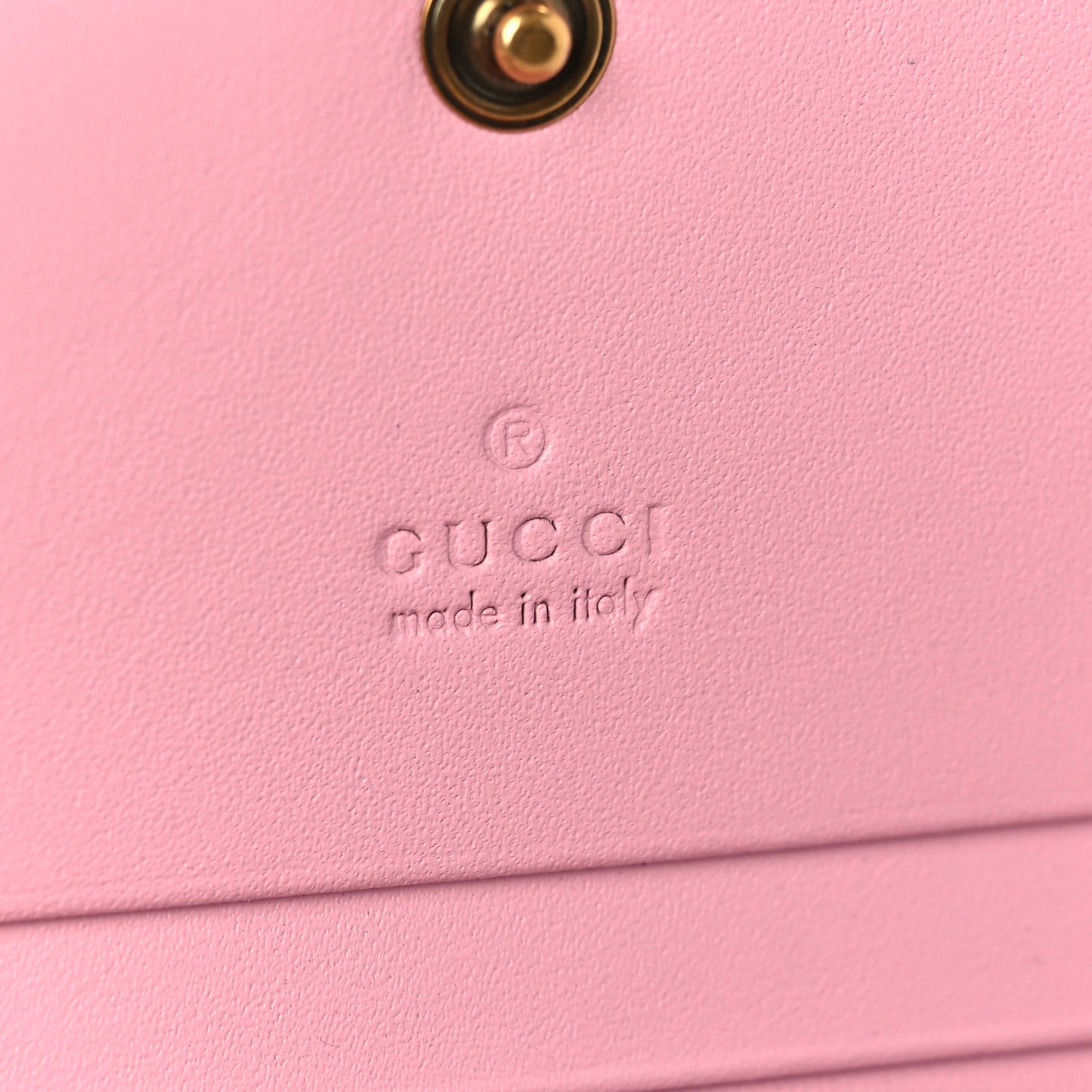 GG Supreme Monogram Strawberry Card Case