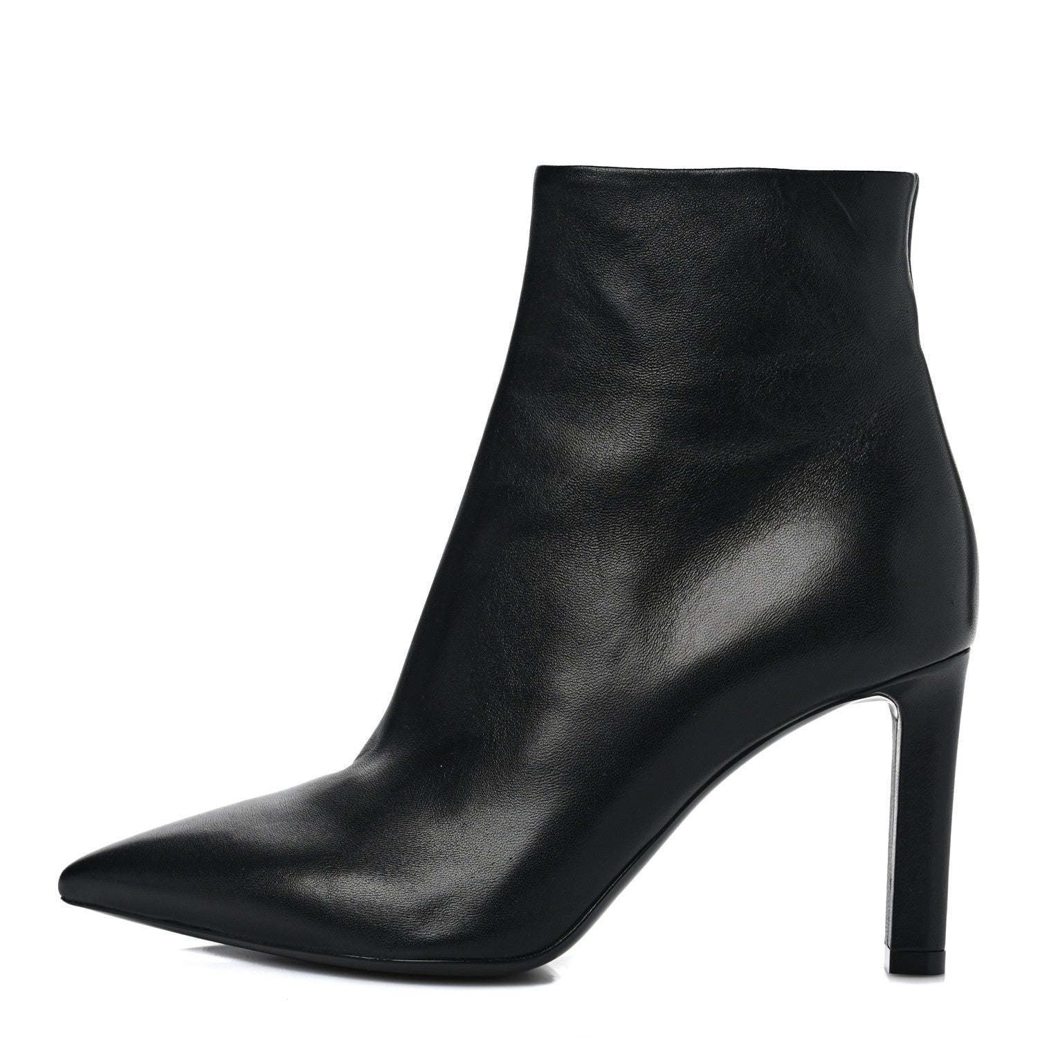 Saint Laurent Santiago Russo Kate 85 Zip Bootie 35.5 Black 1 of 9