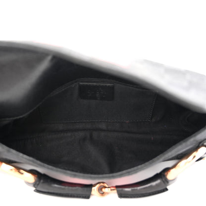 Gucci Monogram Horsebit Web Clutch Black 5 of 13