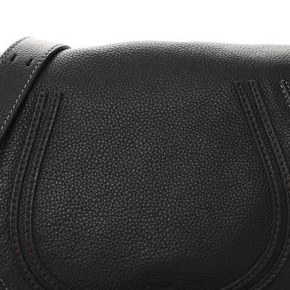 Chloe Calfskin Medium Marcie Round Crossbody Bag Black 7 of 9