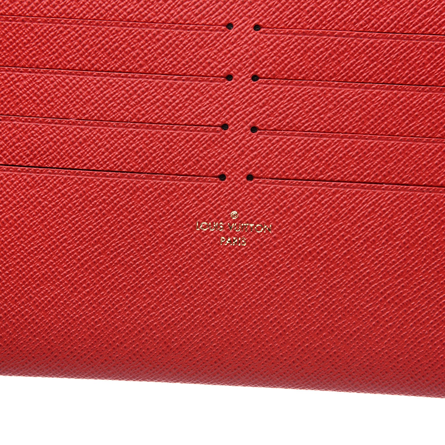Calfskin Felicie Card Holder Insert Cherry