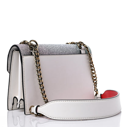Christian Louboutin Glitter Calfskin Elisa Mini Shoulder Bag Multicolor Snow 2 of 11