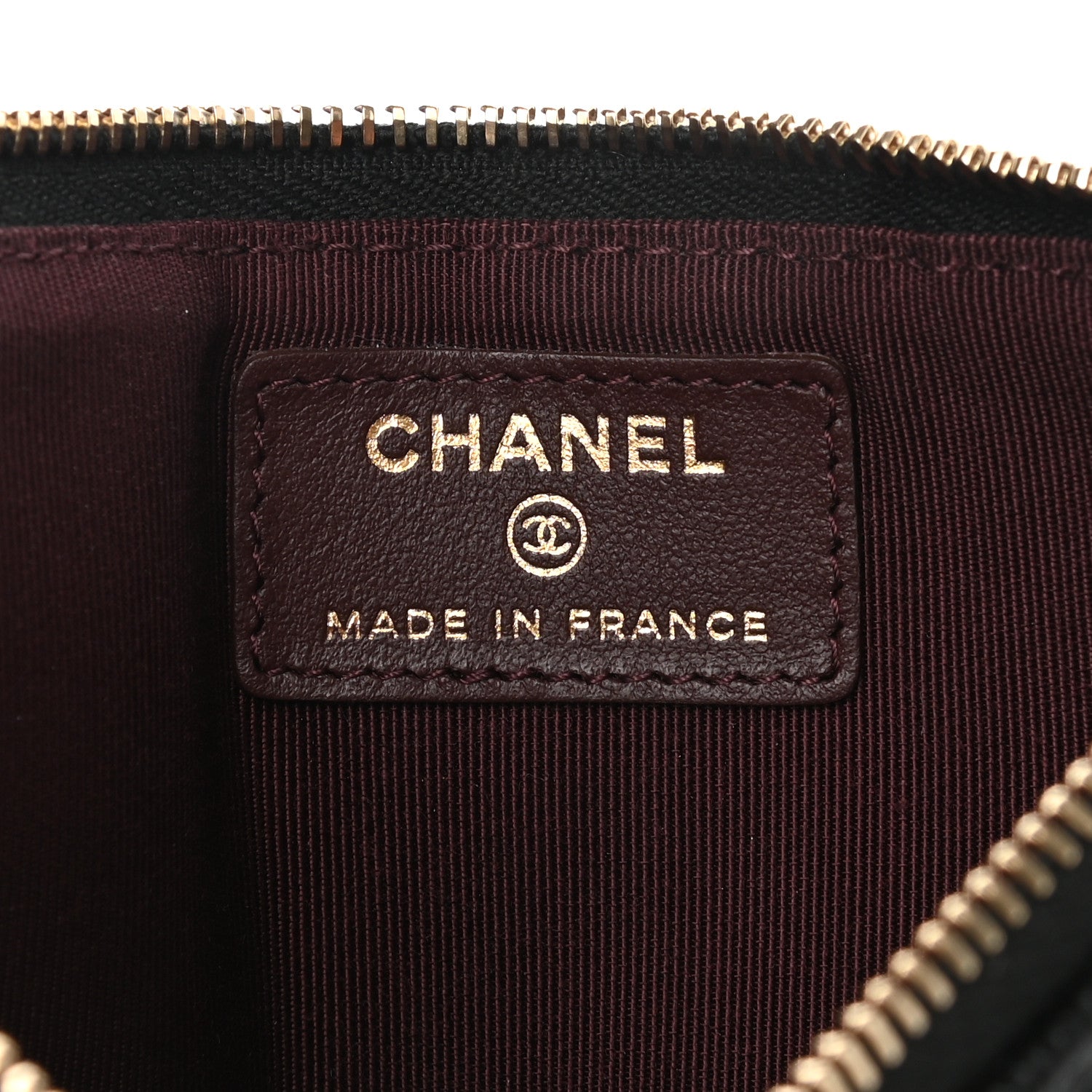 Chanel Caviar Quilted Classic Flat Wallet Pouch Black 6 of 8