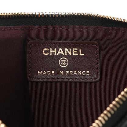 Chanel Caviar Quilted Classic Flat Wallet Pouch Black 6 of 8