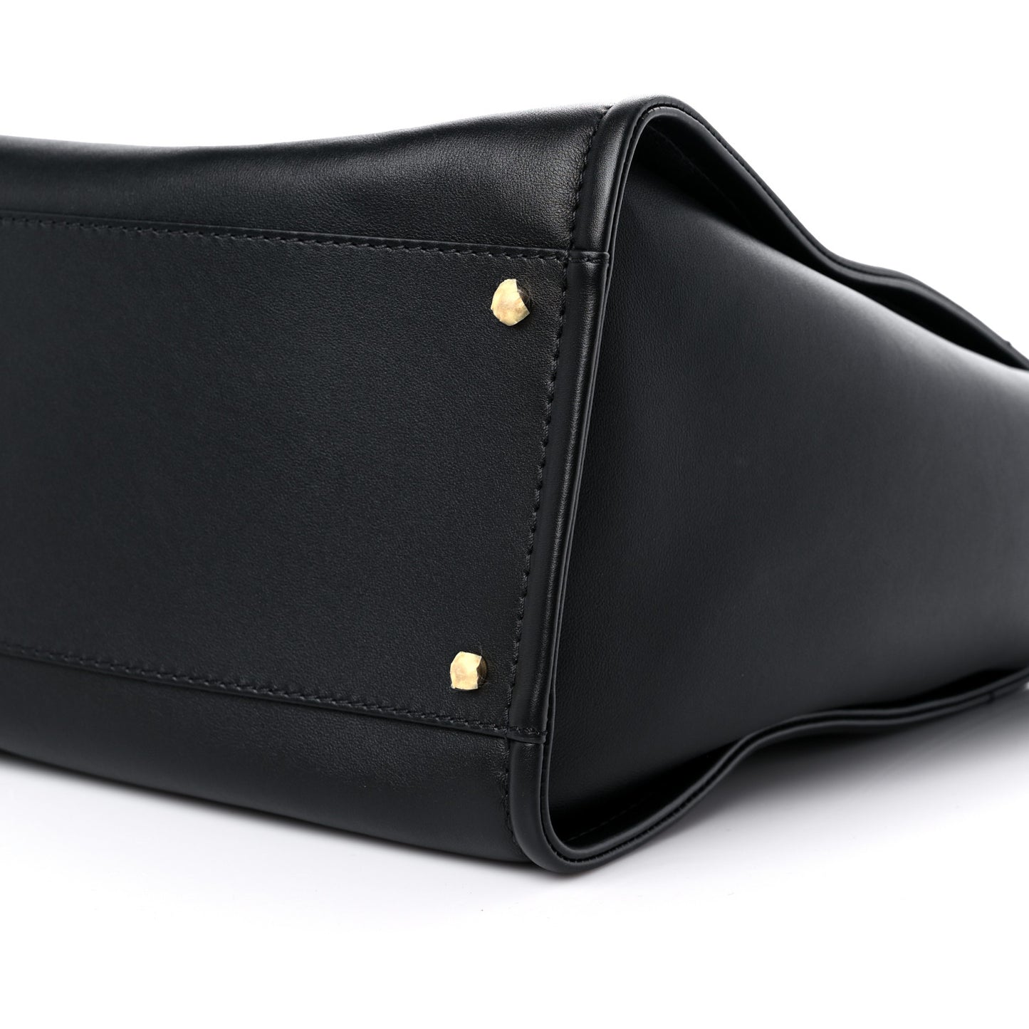 Calfskin Medium Deauville Tote Black Multicolor