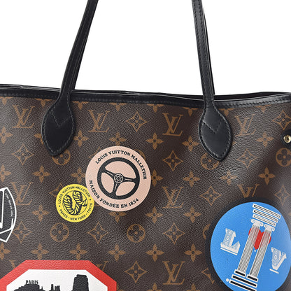 Louis Vuitton Monogram World Tour Neverfull MM 8 of 10