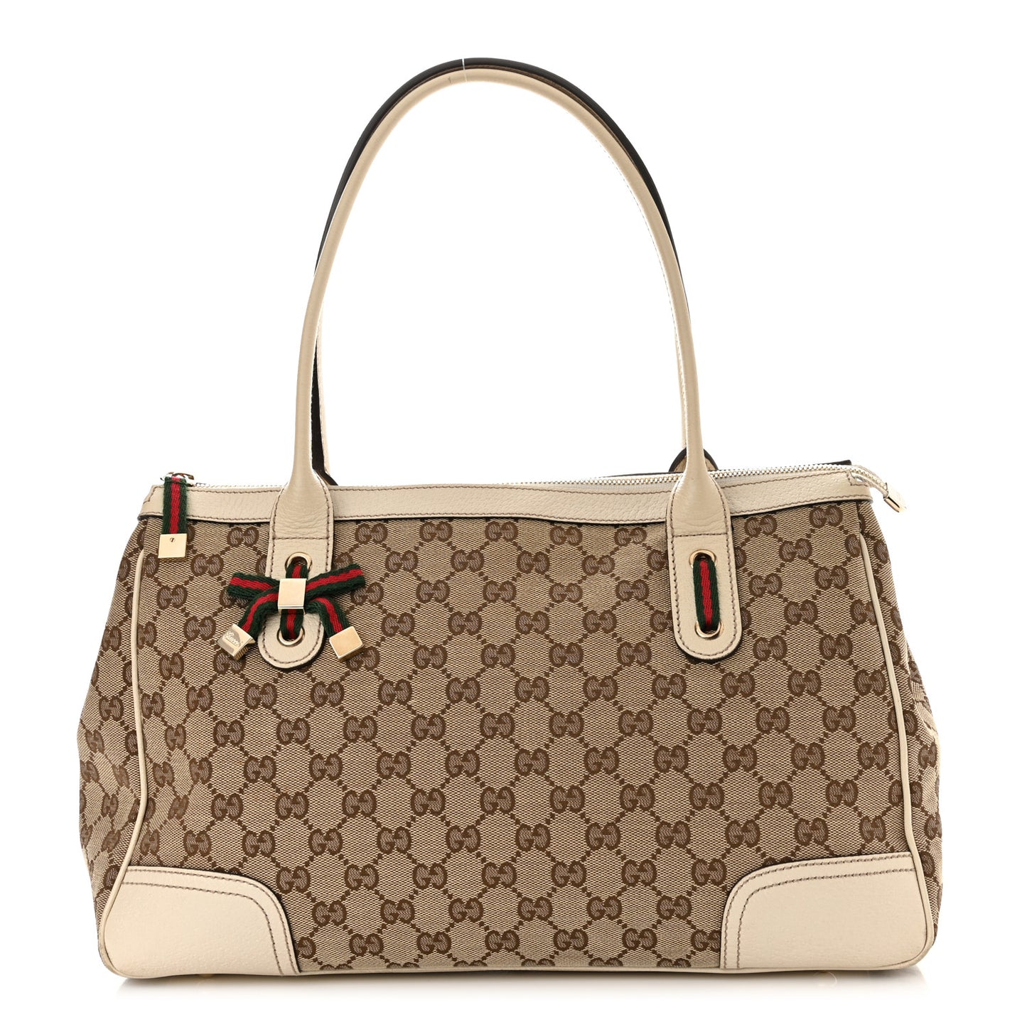 Monogram Medium Princy Tote Off White