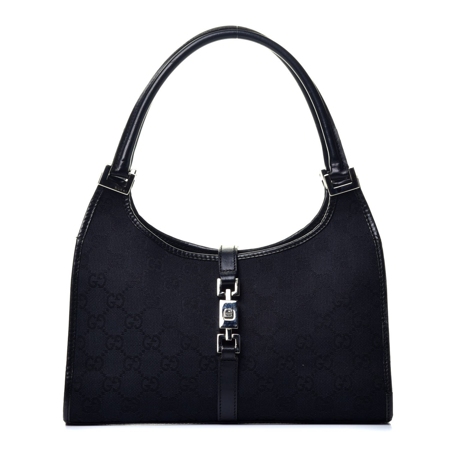 Gucci Monogram Jackie O Black 1 of 9
