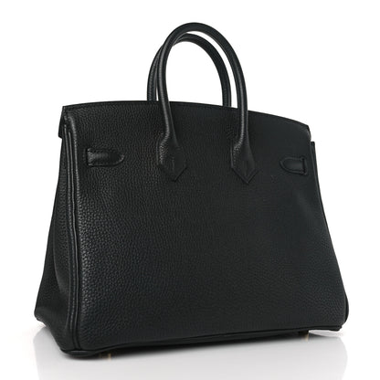 Hermes Togo Birkin 25 Black 3 of 8