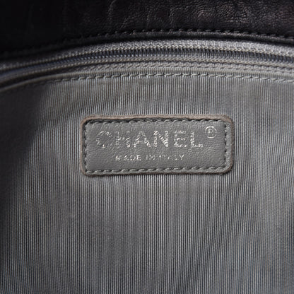 Chanel Washed Lambskin Quilted Maxi Chain Around Flap Black 8 of 10