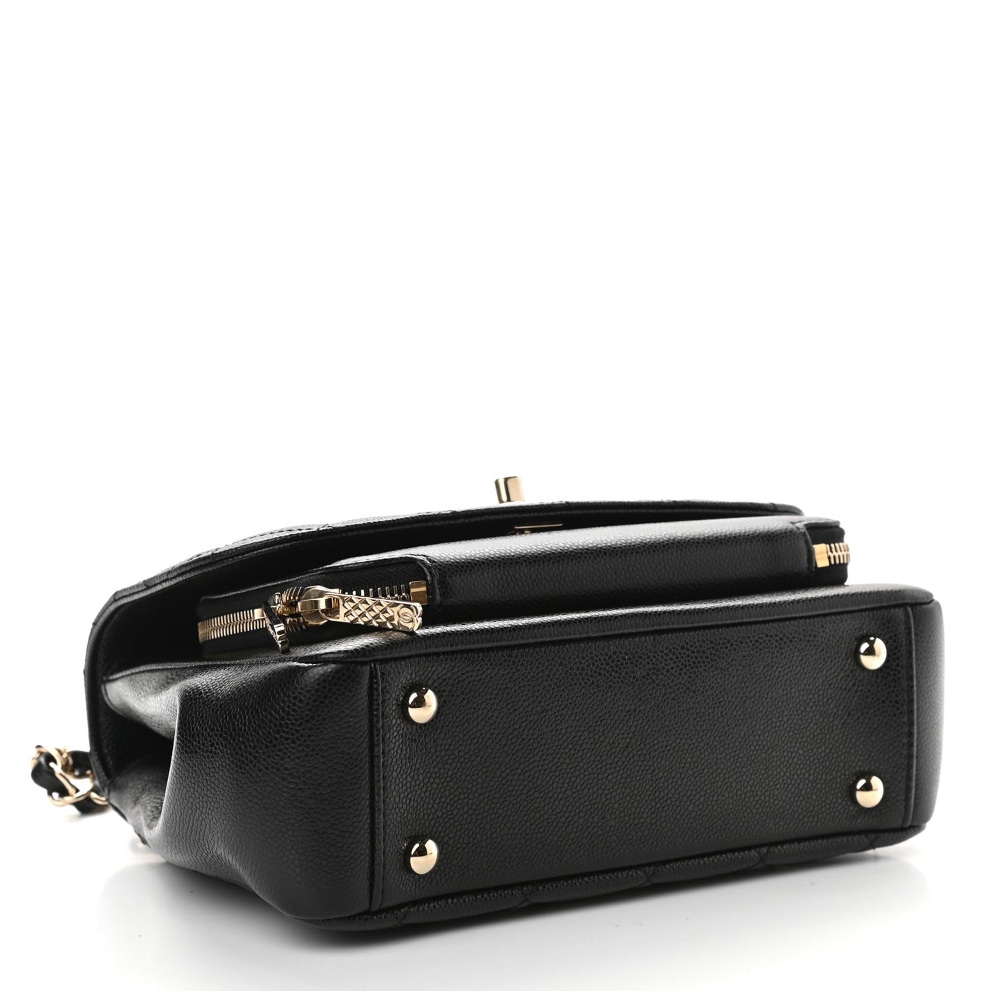 Caviar Quilted Medium Business Affinity Flap Black
