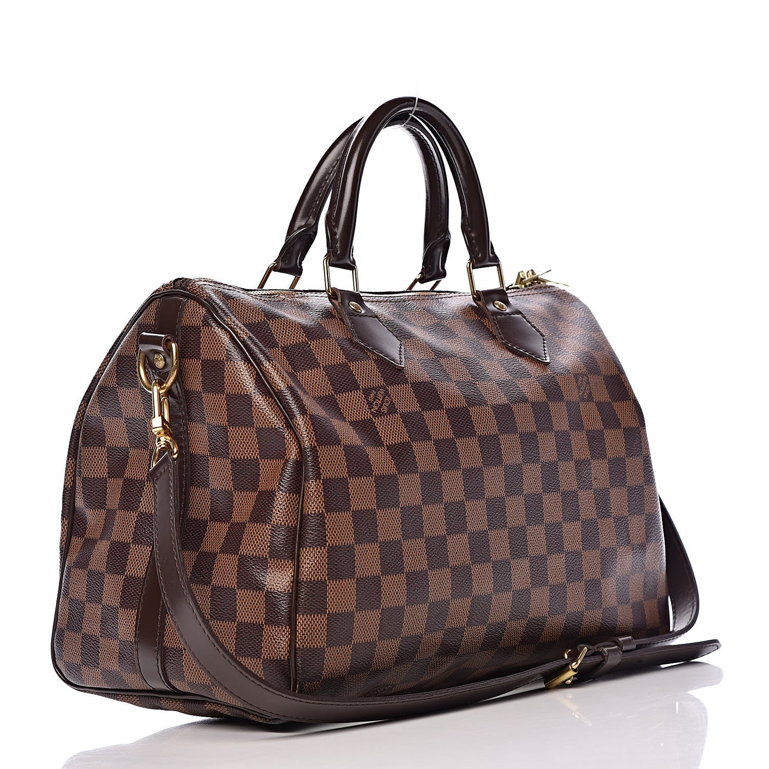 Louis Vuitton Damier Ebene Speedy Bandouliere 30 3 of 11