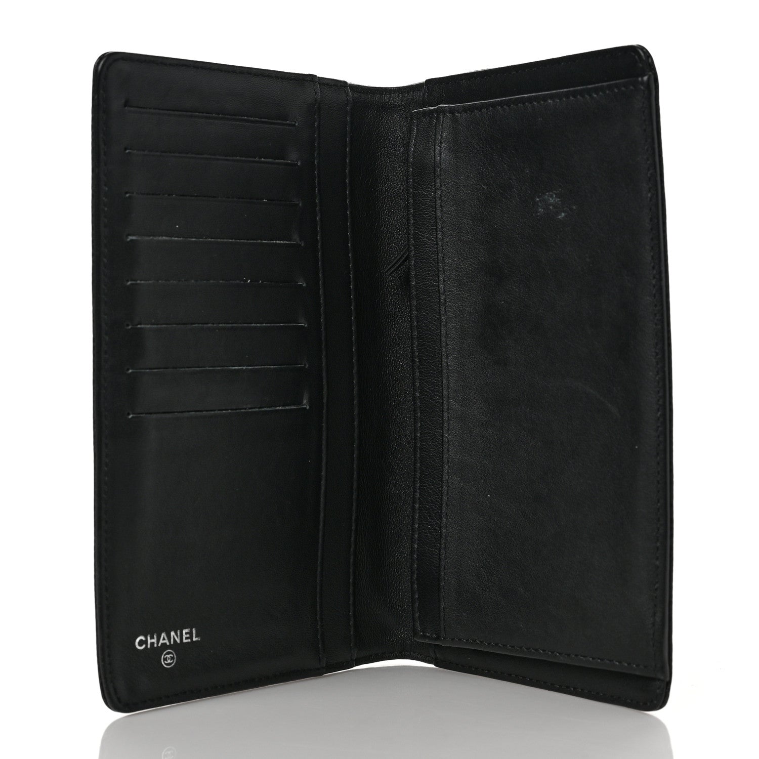 Chanel Caviar Timeless CC Yen Wallet Black 5 of 7
