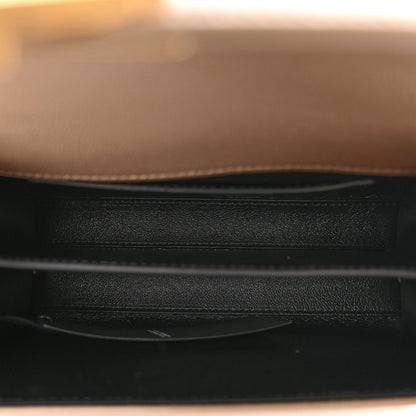 Saint Laurent Grain de Poudre Mini Classic Monogram Cassandra Top Handle Beige 5 of 10