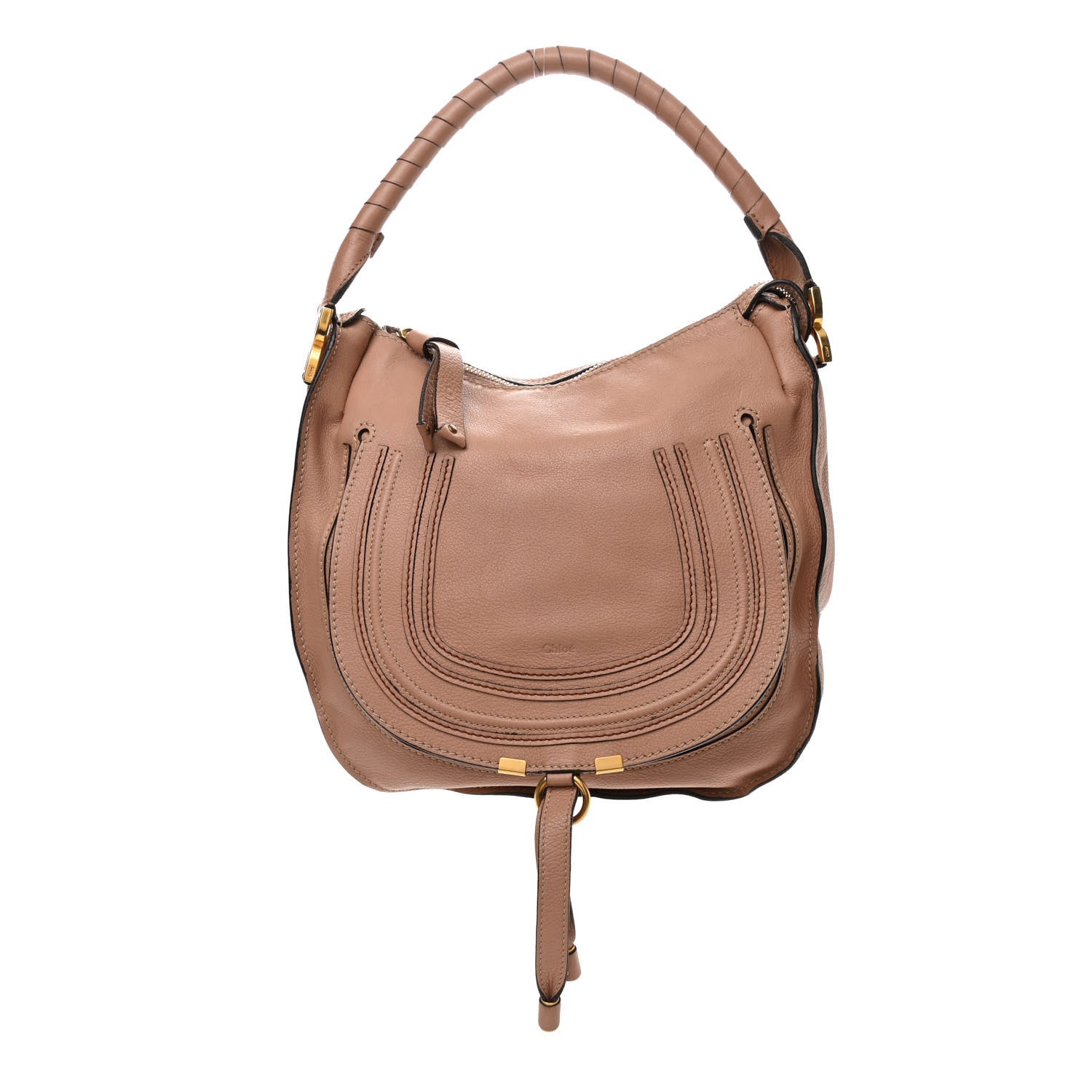 Chloe Calfskin Medium Marcie Hobo Nude 1 of 10