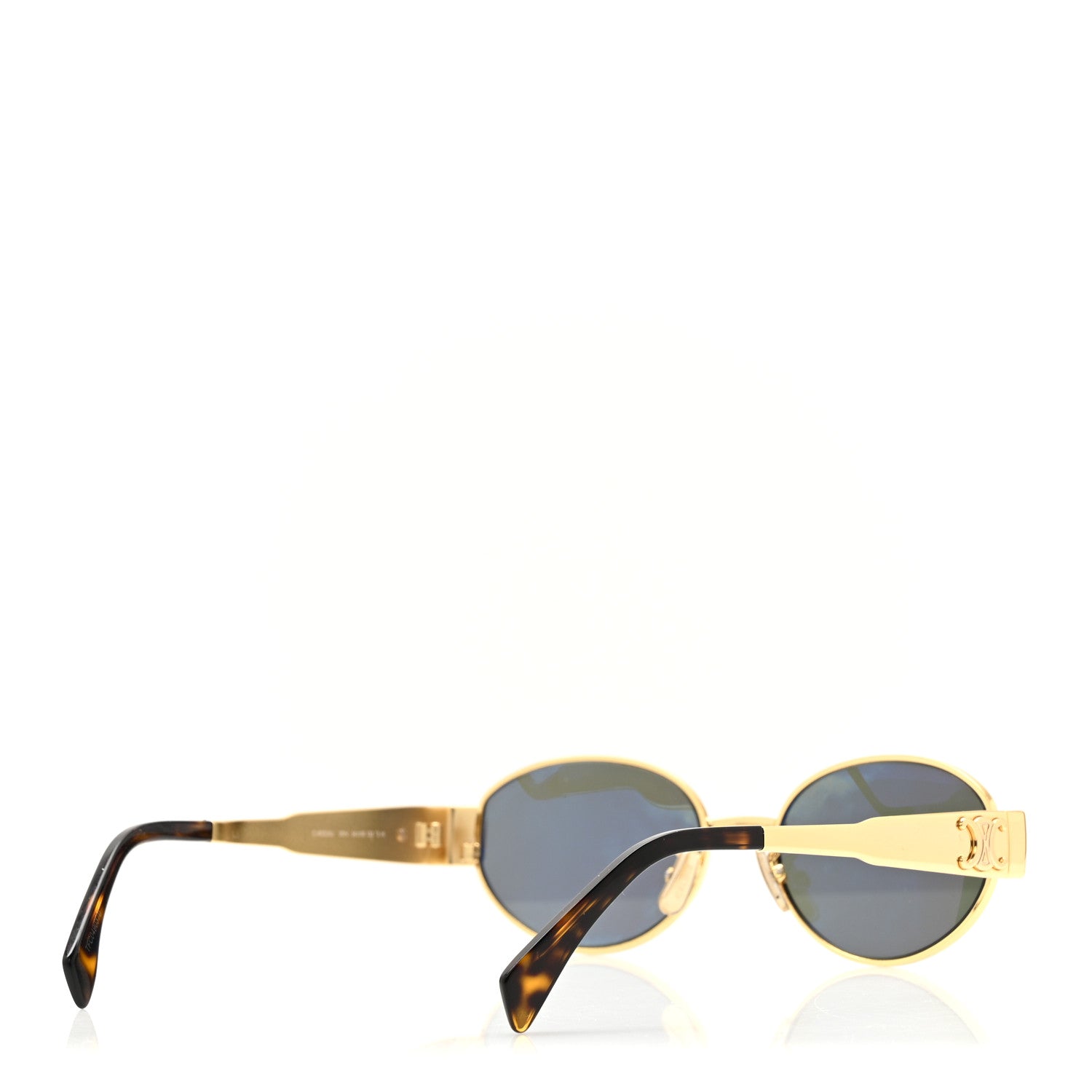 Celine Metal Triomphe 01 Sunglasses CL40235U Gold Green 7 of 14