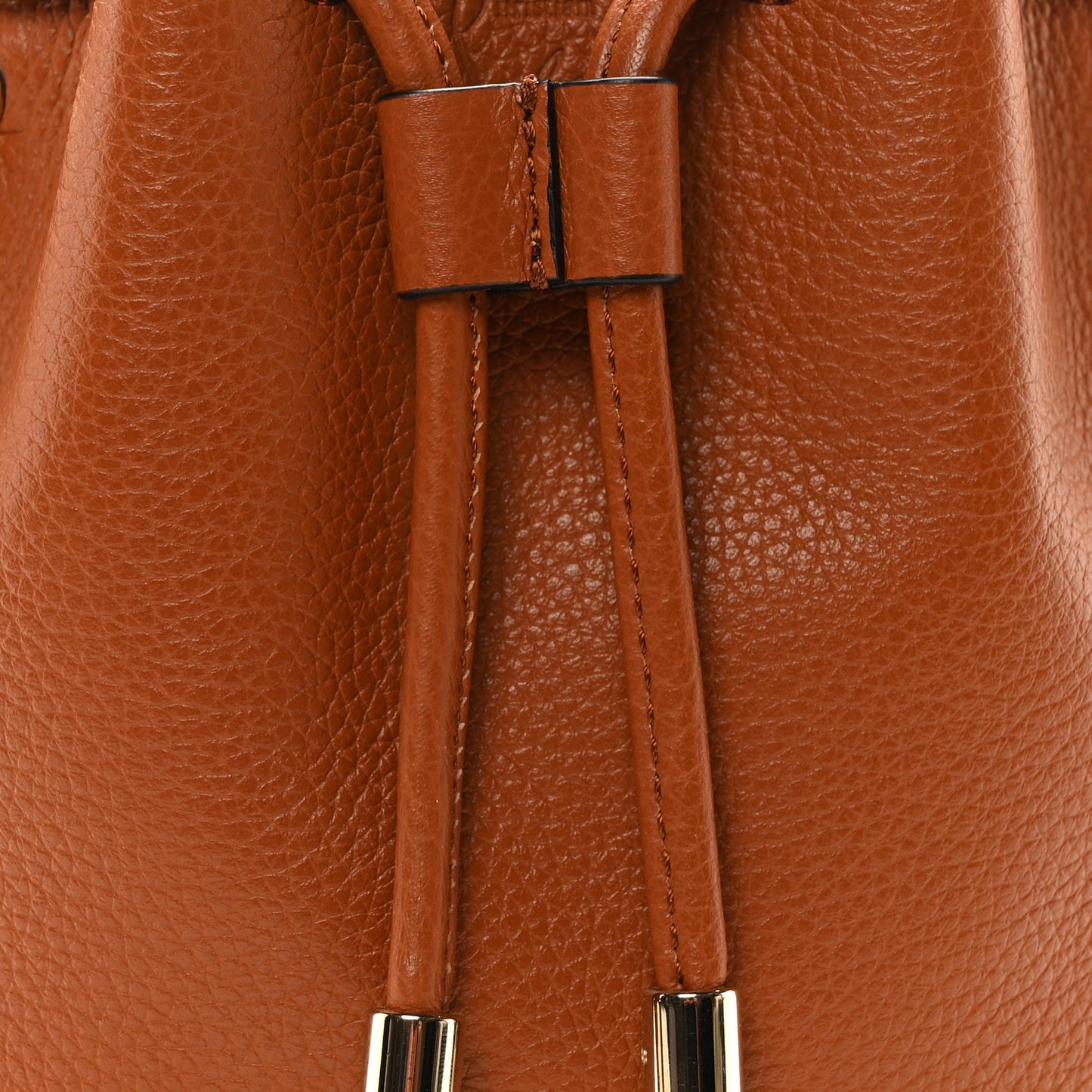 Calfskin Empire By My Side Bucket Bag Cuoio