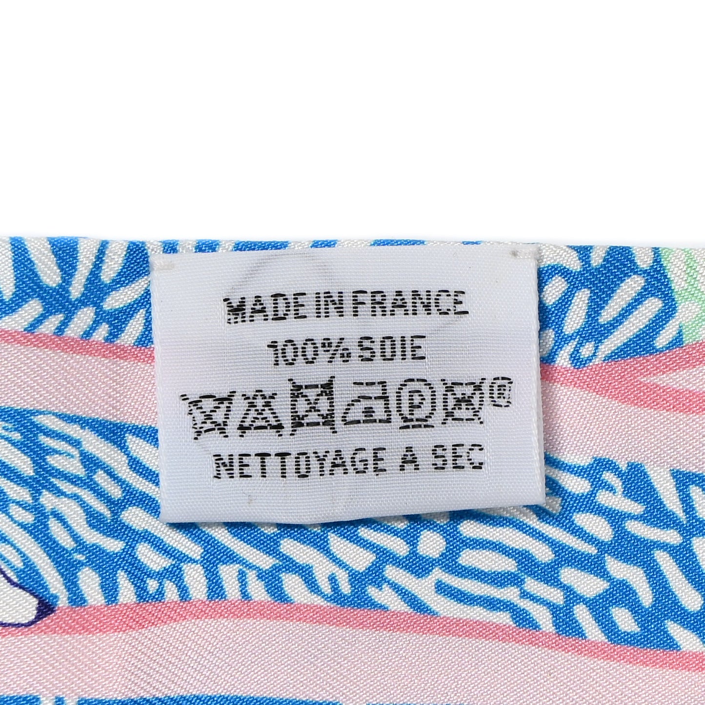 Silk En Liberte Twilly Rose Vert Bleu