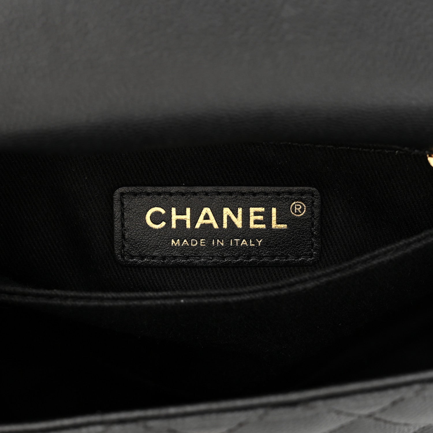 Chanel Caviar Lizard Embossed Quilted Mini Coco Handle Flap Black 6 of 11
