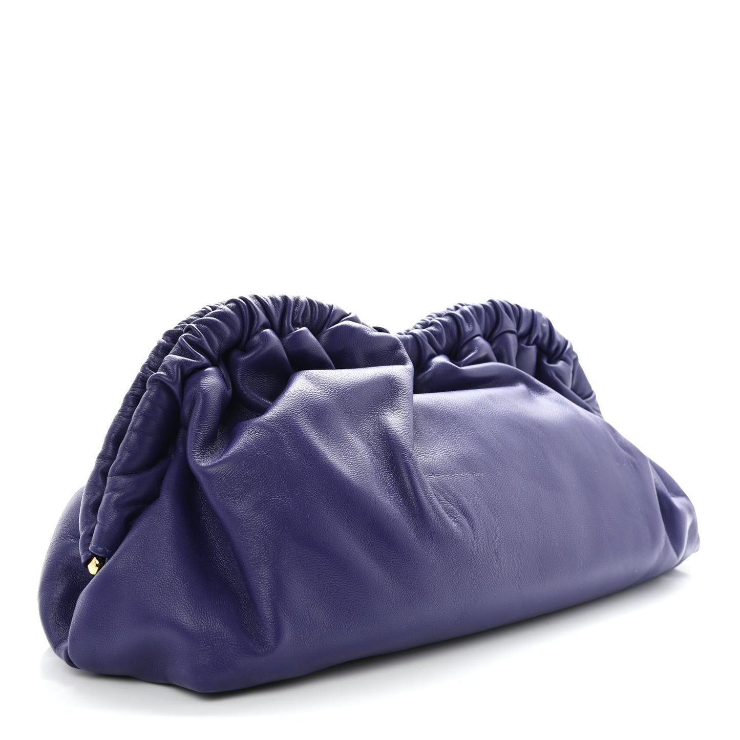 Lambskin Cloud Clutch Viola
