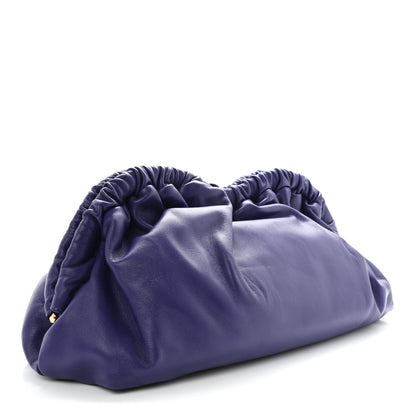 Mansur Gavriel Lambskin Cloud Clutch Viola 3 of 6