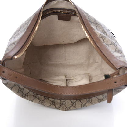 Gucci GG Supreme Monogram Margaux Calfskin Medium Nice Hobo Beige Ebony Acero 5 of 14