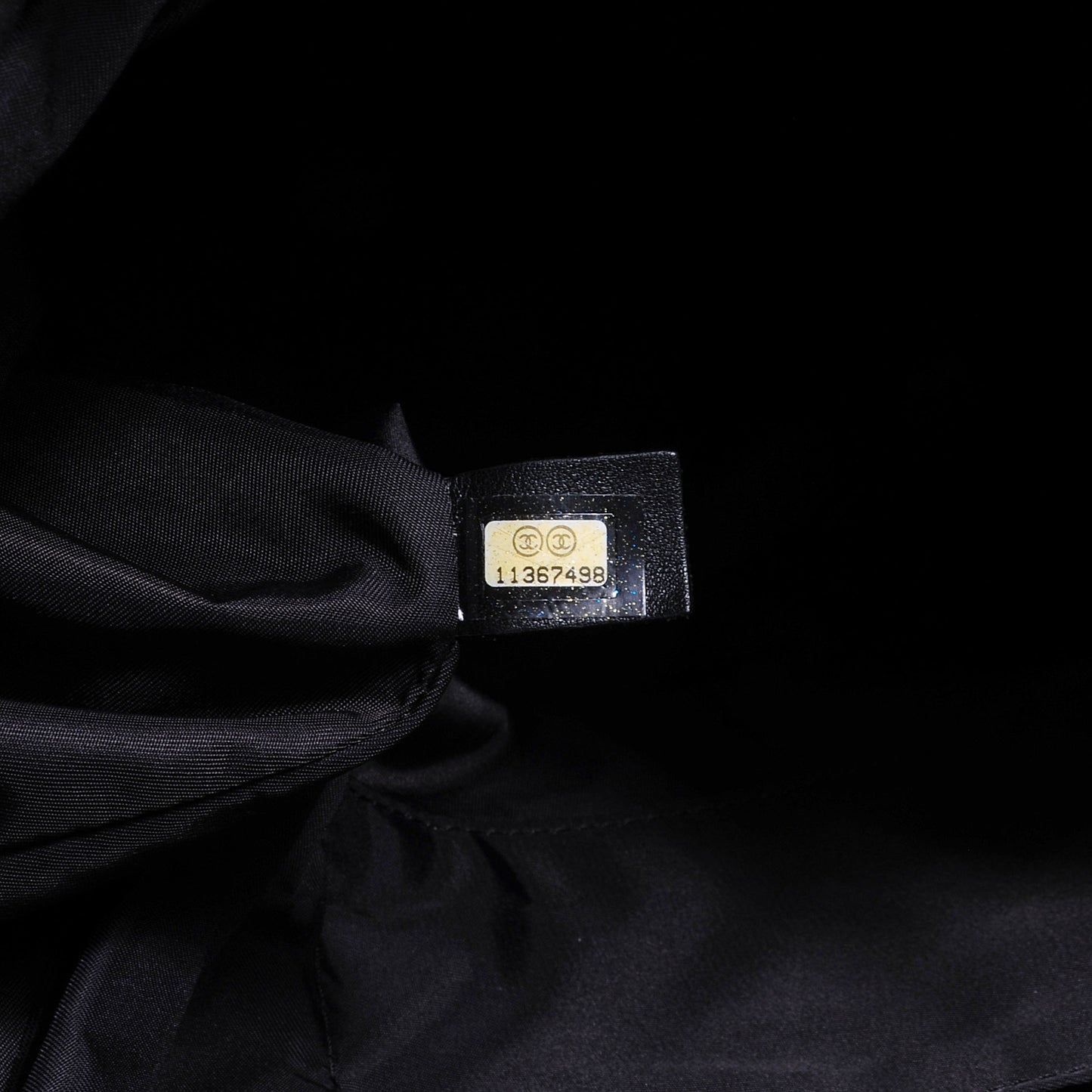 Coated Canvas Large Paris Biarritz Tote Black