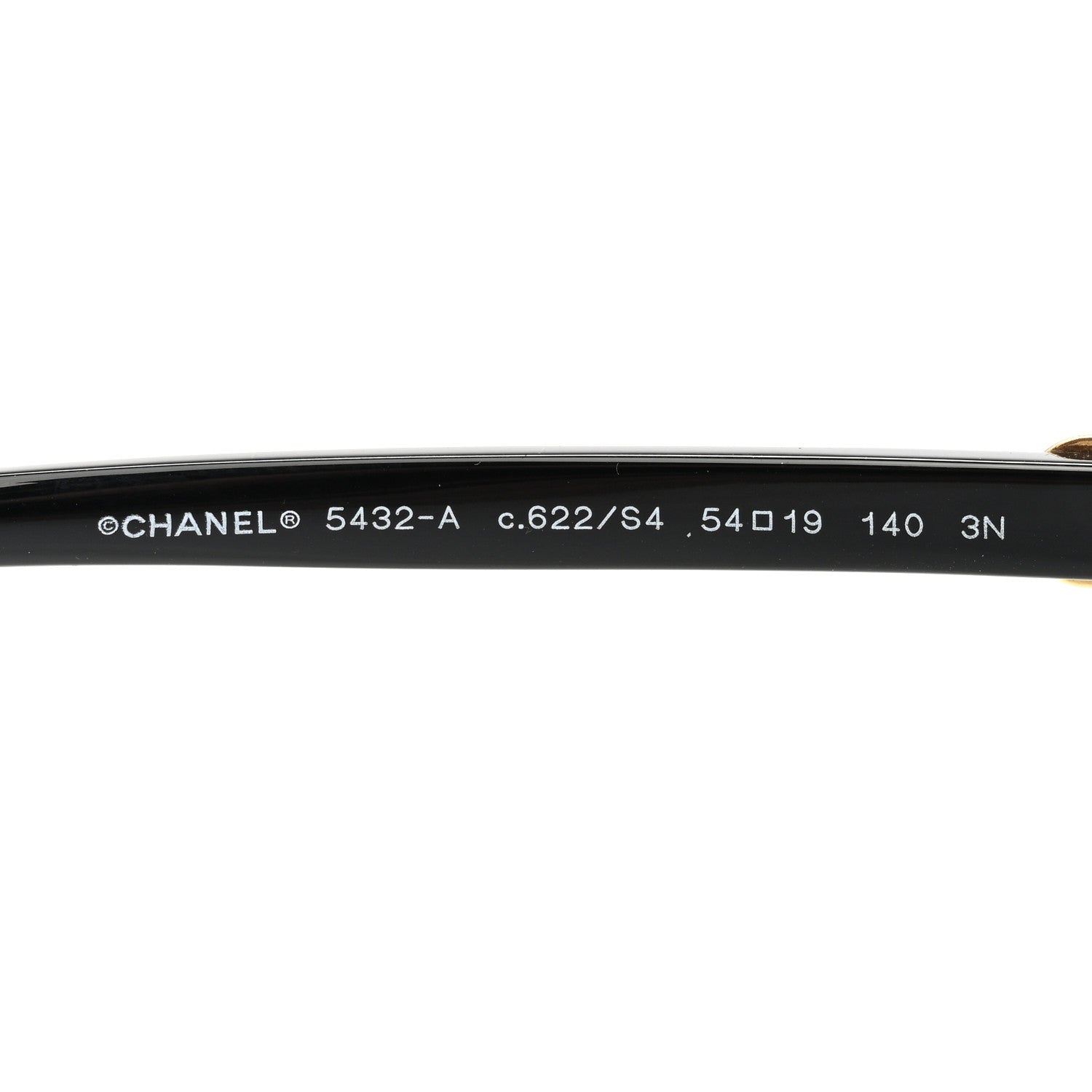 Chanel Acetate Cat Eye CC Sunglasses 5432-A Black 5 of 8