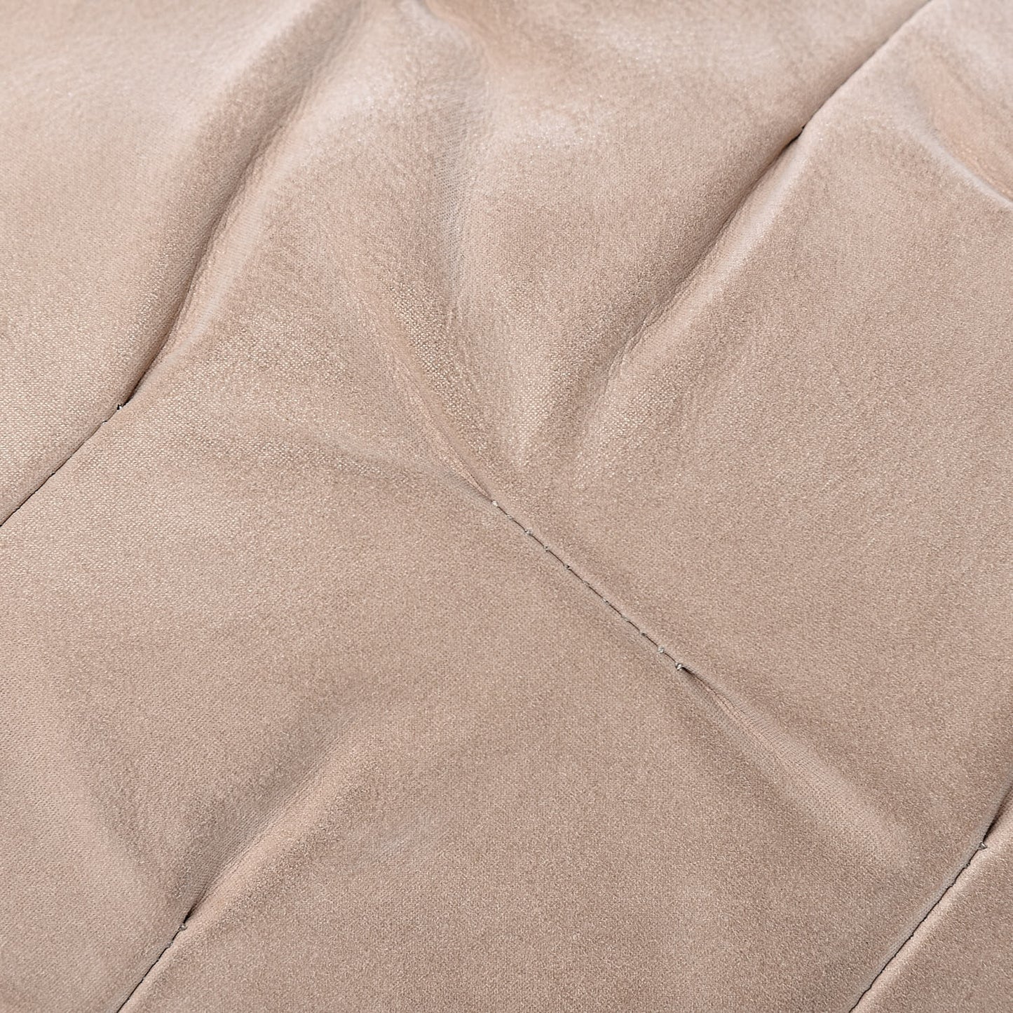 Iridescent Calfskin Glint Flap Beige
