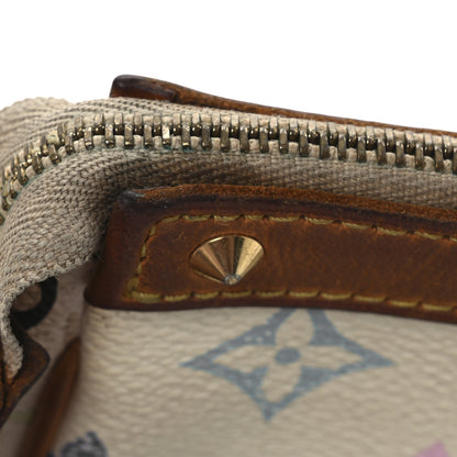 Louis Vuitton Monogram Multicolor Pochette Accessories White 13 of 14
