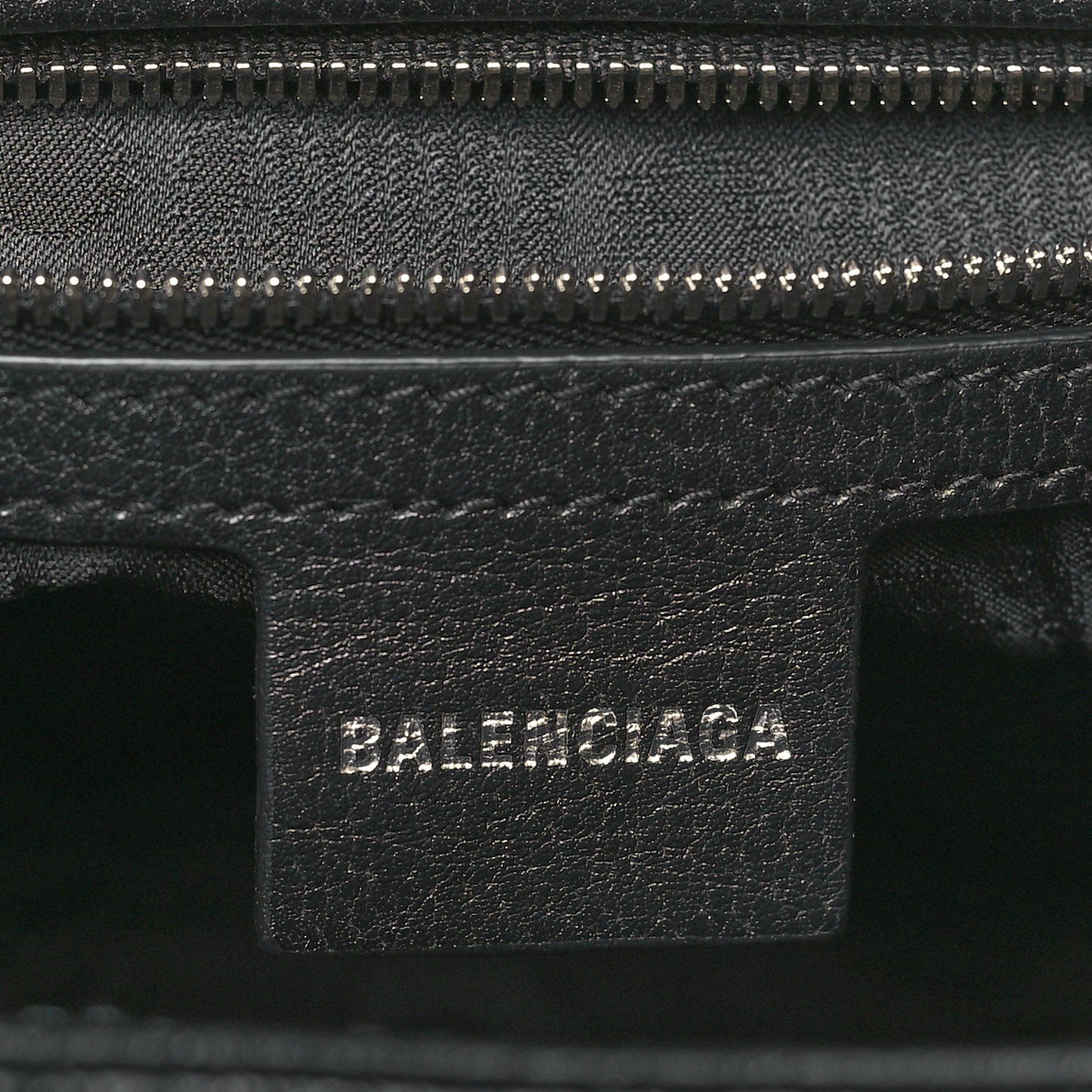 X BALENCIAGA BB Monogram Calfskin Web Small Jackie 1961 Hobo Black
