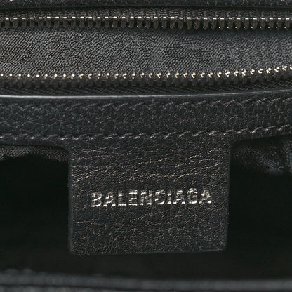 Gucci X BALENCIAGA BB Monogram Calfskin Web Small Jackie 1961 Hobo Black 6 of 10