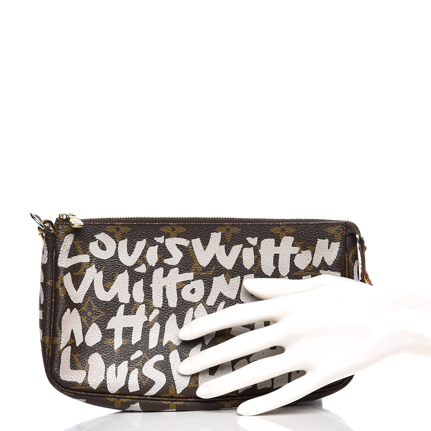 Monogram Graffiti Pochette Accessories Silver