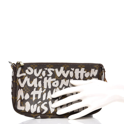 Louis Vuitton Monogram Graffiti Pochette Accessories Silver 2 of 11