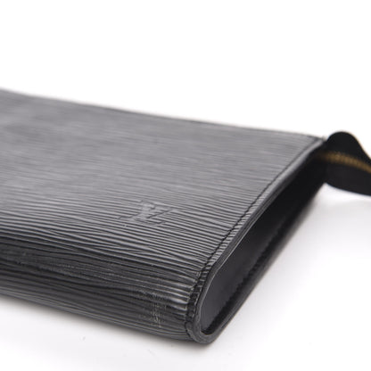 Louis Vuitton Epi Pochette Accessories 24 Black 9 of 10