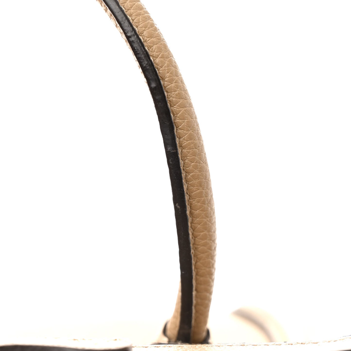 Drummed Calfskin Nano Luggage Dune