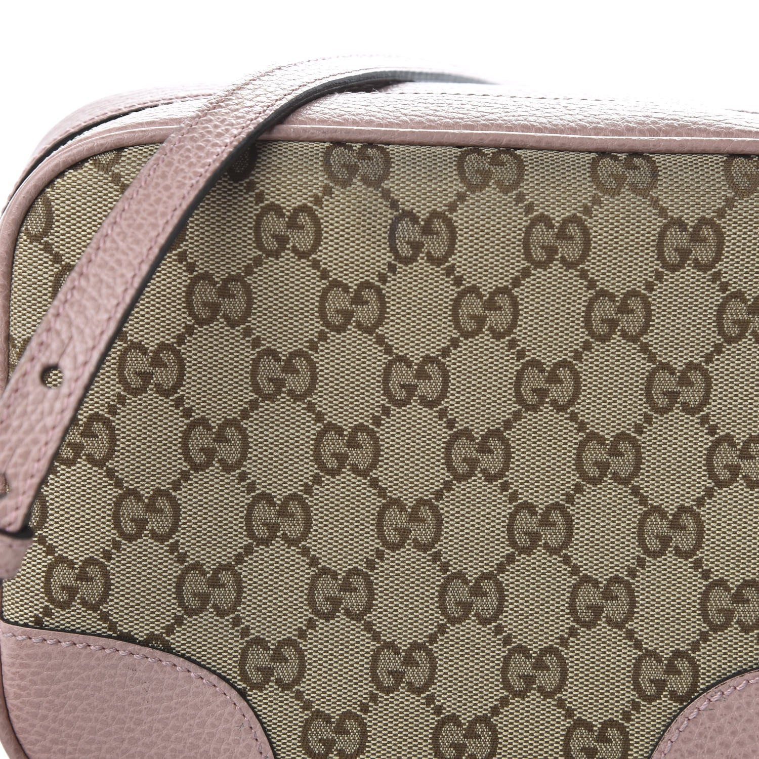 Gucci Monogram Mini Bree Messenger Bag Beige Soft Pink 10 of 10