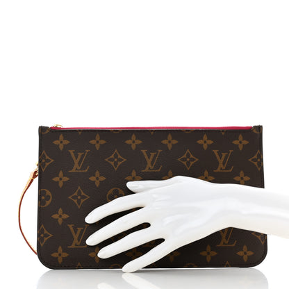 Louis Vuitton LOUIS VUITTON Monogram Neverfull MM GM Pochette Pivoine 2 of 6