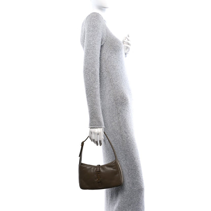 Saint Laurent Padded Lambskin Le 5 A 7 Hobo Dark Peanut 2 of 9