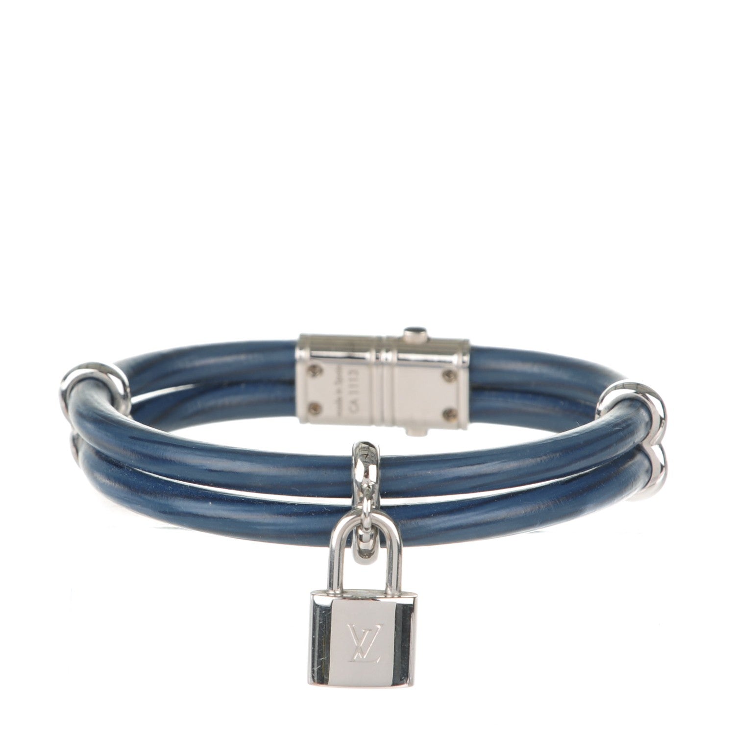 Louis Vuitton Epi Keep It Twice Bracelet 17 Sapphire 1 of 4